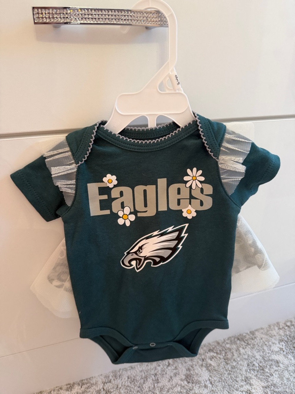 Eagles Tulle Onesie With Skirt